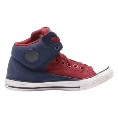 CONVERSE High Top Trainers Blue Canvas Boys UK 2.5