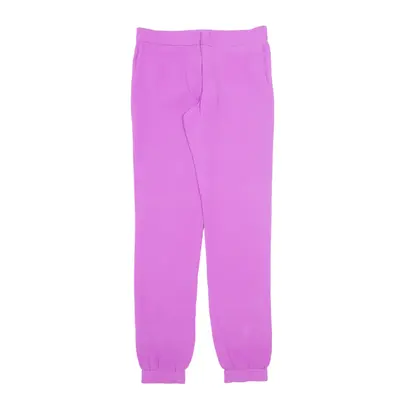 JOSEPH Trousers Pink Relaxed Tapered Silk Womens W30 L31