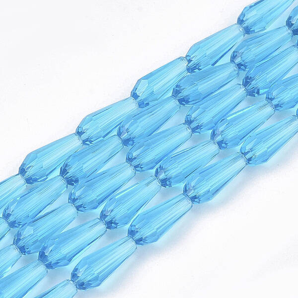 Transparent Glass Beads Strands