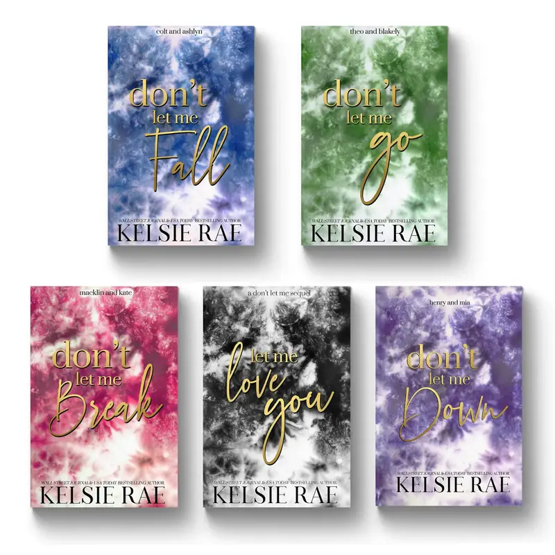Don't Let Me Series Gold Foil Hardback Bundle