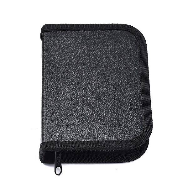 PU Leather & Oxford Cloth Zipper Storage Case
