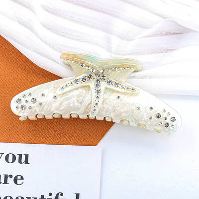 Starfish Cellulose Acetate Claw Hair Clips