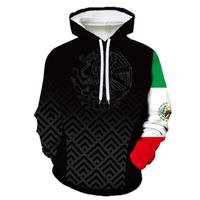 Sleeve Flag Hoodie By Wearva - Pullover Comfortable Sweatshirt with Unique Design and High-Quality Material - Fits, Menswear,...