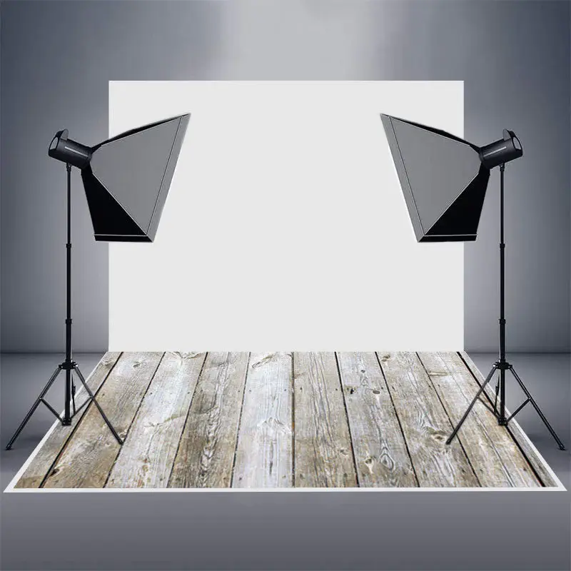 Burlywood Timber Board Photoshoot Rubber Floor Mat - Aperturee