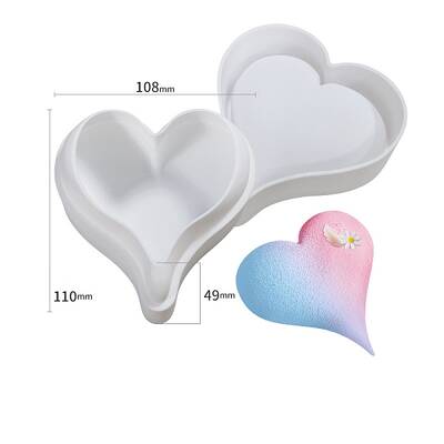 Heart DIY Food Grade Silicone Molds