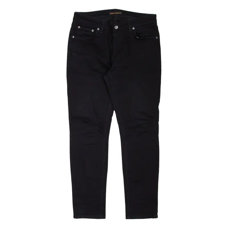 NUDIE JEANS Womens Jeans Black Slim Skinny W31 L28