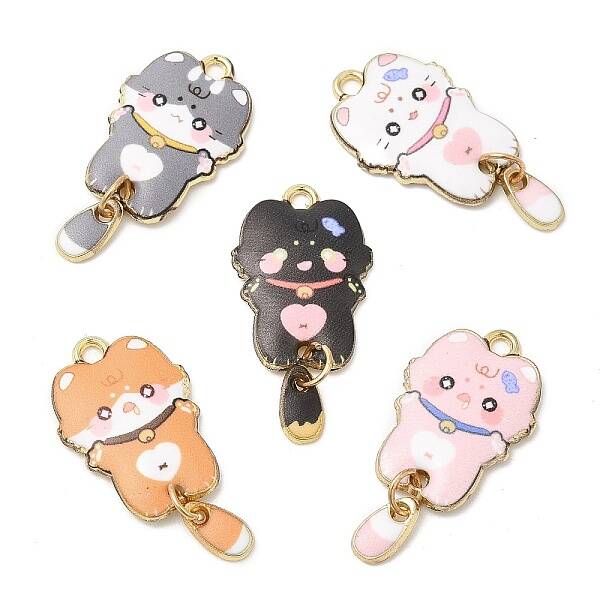 Alloy Enamel Pendants
