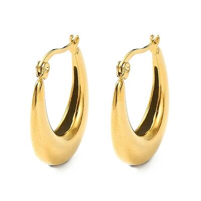 304 Stainless Steel Hoop Earrings