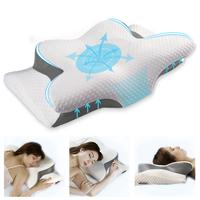 Lemeiler Orthopedic Cervical Memory Foam  Pillow Springtok Butterfly Shape Bed Pillow Support Sleeping Pillow, Neck Pillows f...