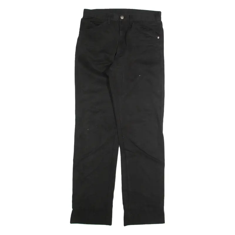 VERSACE SPORT Mens Trousers Black Regular Straight W32 L30