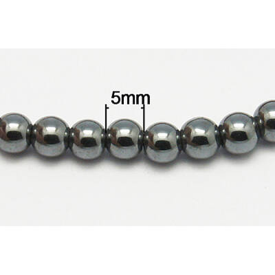 Non-Magnetic Synthetic Hematite Beads Strands