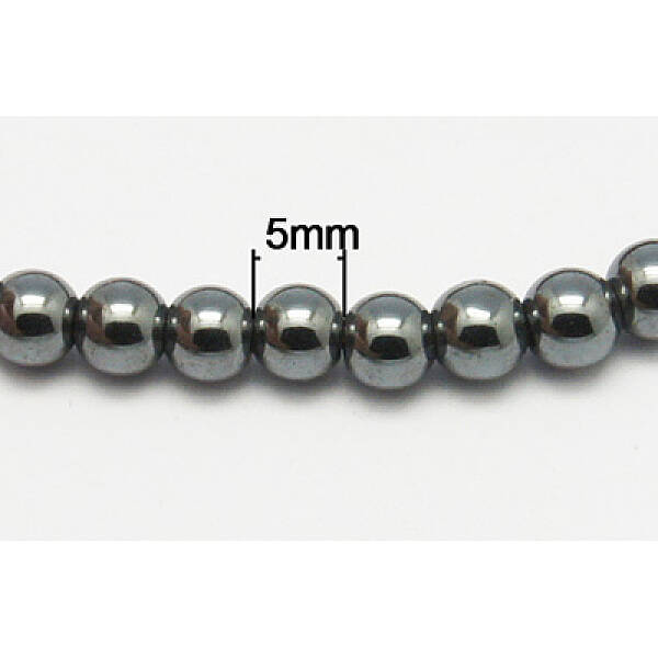 Non-Magnetic Synthetic Hematite Beads Strands