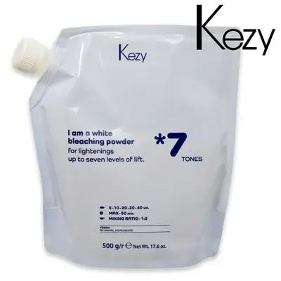 Kezy Polvere Decolorante Bianca - 7 Toni 500Gr