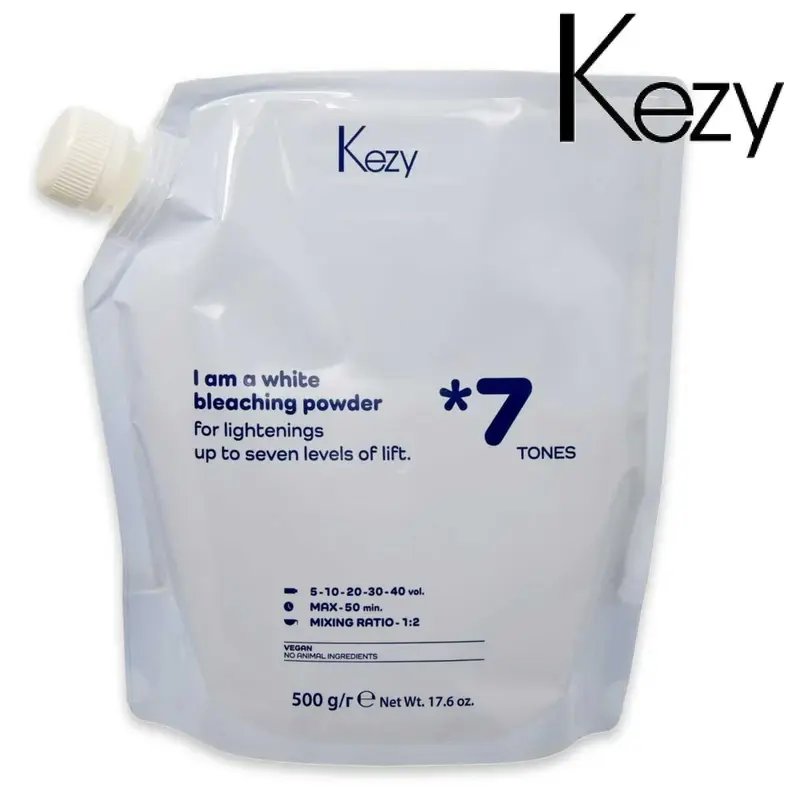 Kezy Polvere Decolorante Bianca - 7 Toni 500Gr