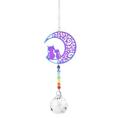 Stainless Steel with Glass Beaded Hanging Pendant Decorations