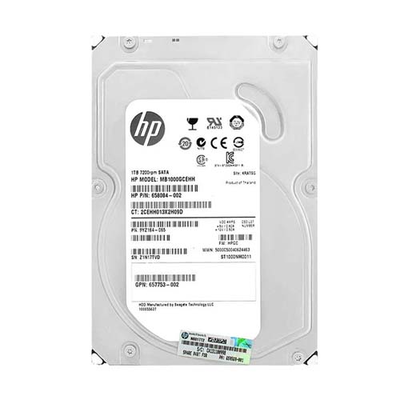 658084-002 HP 1TB 7200RPM SATA 6GB/s Hot-Pluggable 3.5-Inch LPc Hard Drive for ProLiant Gen8/Gen9/Gen10/Gen10+/Gen11 Servers