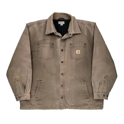 Workwear Carhartt Jacket - 2XL Brown Cotton | Size: xx-large