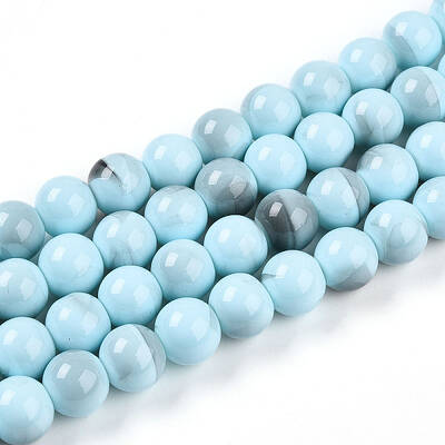 Baking Painted Glass Beads Strands