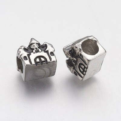 Ion Plating(IP) 304 Stainless Steel European Beads