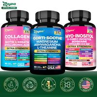 She Shines Set - Zoyava Ultimate Women's All-in-One Supplement with Corti-Soothe, Myo-Inositol, Collagen & Extra Strength Ing...