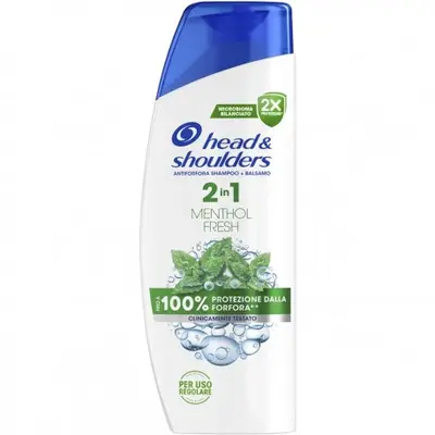 Head & Shoulders Anti-Dandruff Shampoo 2In1 Fresh Menthol 250 Ml