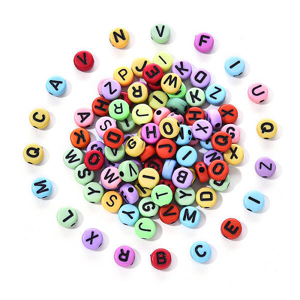 Craft Mixed Color Acrylic Beads