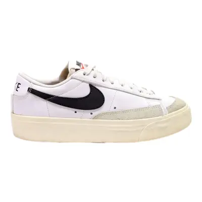 NIKE Blazer 2021 Platform Trainers White Leather Womens UK 5.5