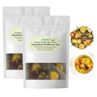 Dandelion Wolfberry Tea - Kidneys & Liver Health Tea, Seven Herbal Ingredients Natural Blend, Dandelion Chinese Wolfberry Tea...