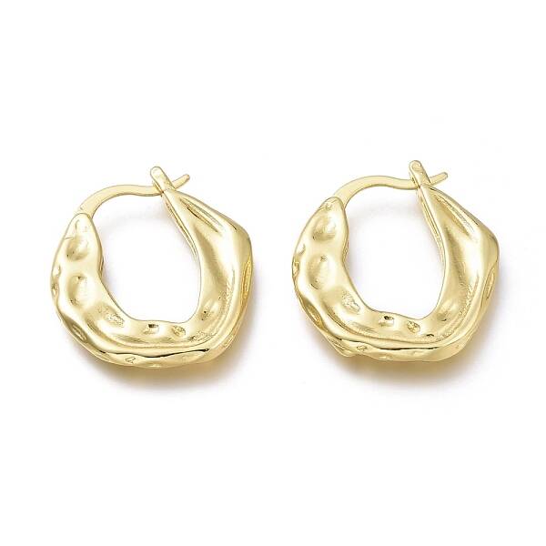 Brass Hoop Earrings