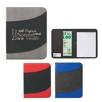 25 Custom Non-Woven Bubble Padfolio - Water Resistant