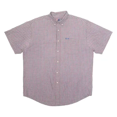 CHAPS RALPH LAUREN Mens Shirt Red Check L