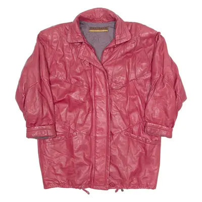FRIITALA Mens Jacket Red Leather 90s L