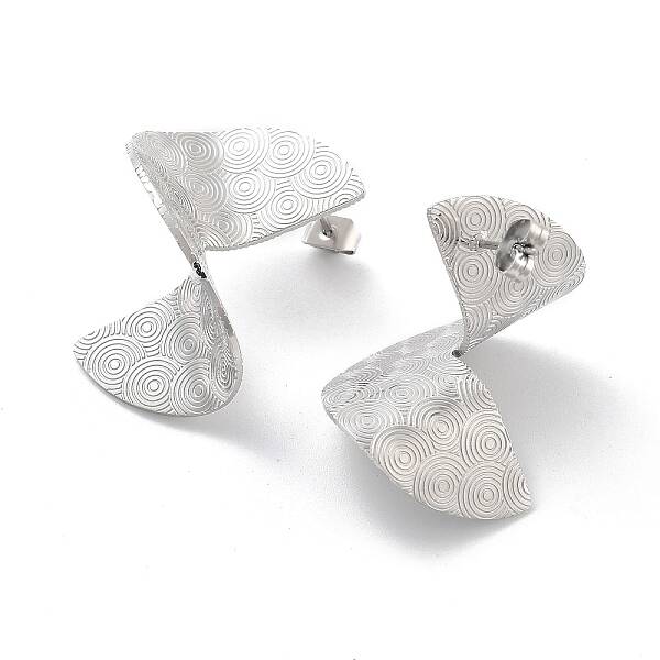 Non-Tarnish 304 Stainless Steel Stud Earrings