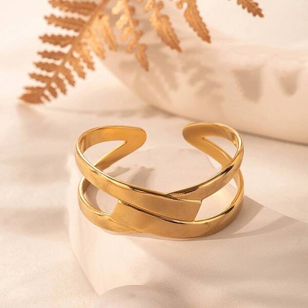 304 Stainless Steel Cuff Bangles for Women