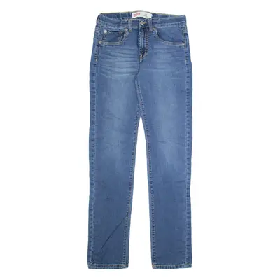 LEVI'S Boys Jeans Blue Regular Tapered Stone Wash W26 L31