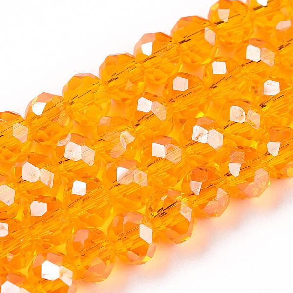 Electroplate Glass Beads Strands
