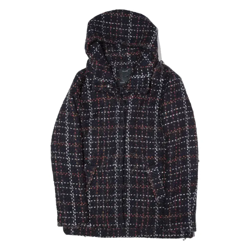 YESSICA Jacket Blue Wool Check Womens S