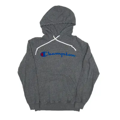 CHAMPION Hoodie Grey Pullover Mens S