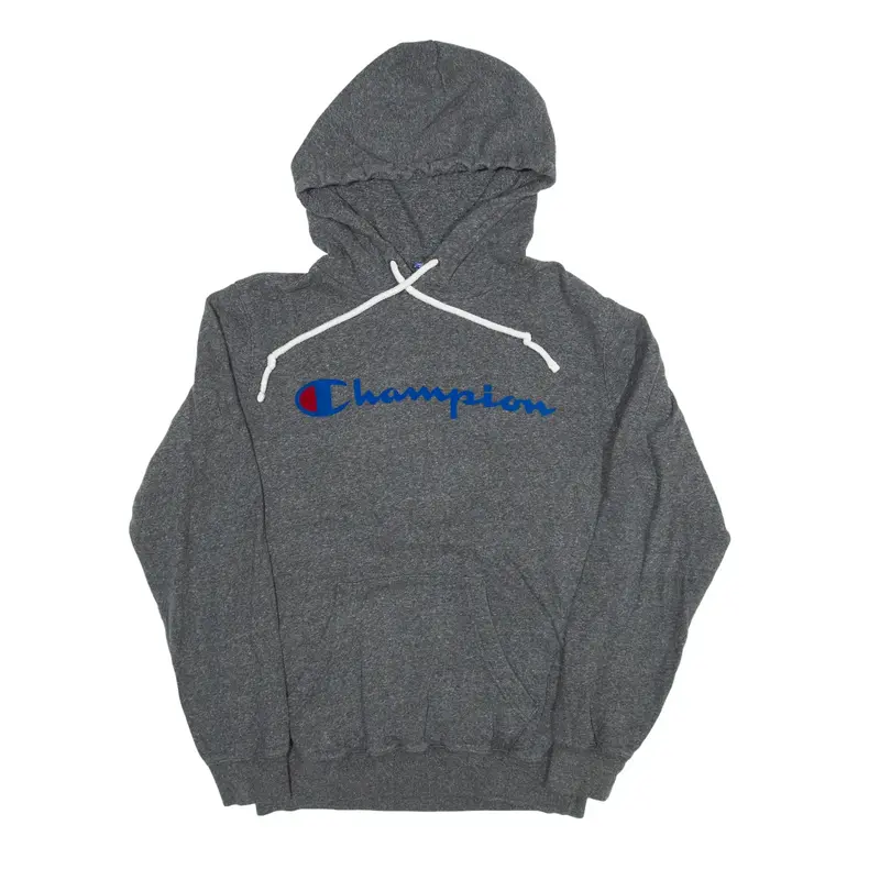 CHAMPION Hoodie Grey Pullover Mens S