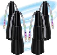 Fly Fans for Tables 4 Pack - Fly Repellent for Outdoor Indoor Meal - Portable Automatic Picnic Table Food Fly Fans -Fly repel...
