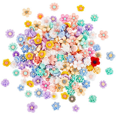 4 Bags Opaque Resin Cabochons