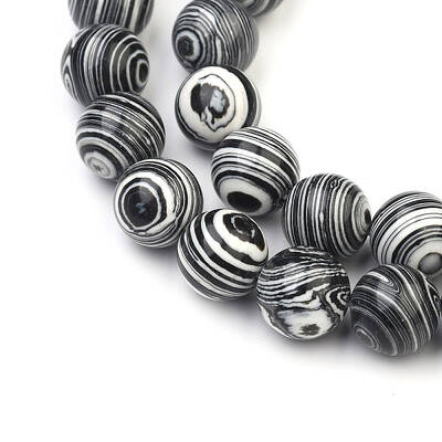 Synthetic Malachite Beads Strands