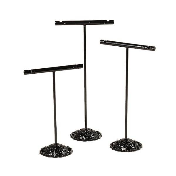 T Bar Iron Earring Displays Sets