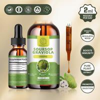 Soursop Herbal Extract Drops,Multivitamin,Dietary Fiber,Energy, Relaxation, Fitness & Immunity, Soursop Oil,  Healthcare Supp...