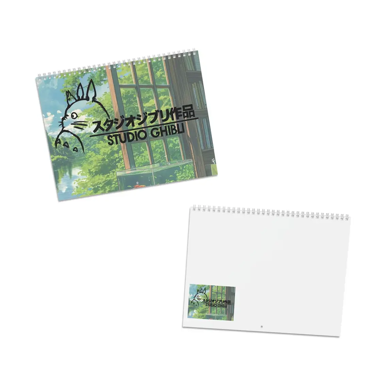 Cute Anime Characters Studio Ghibli 2025 Calendar, Monthly Wall Calendar