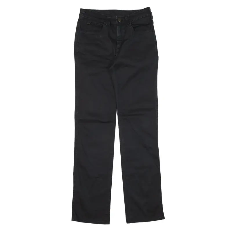 ARMANI Trousers Black Regular Straight Womens W25 L30