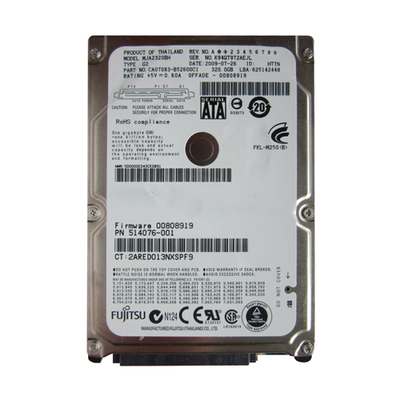 514076-001 HP 320GB 5400RPM SATA 3Gb/s 8MB Cache 2.5-inch Hard Drive