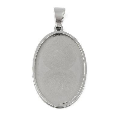 Non-Tarnish 201 Stainless Steel Pendant Cabochon Settings