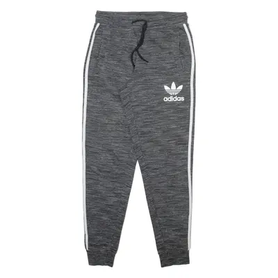 ADIDAS Mens Joggers Grey Tapered S W26 L28