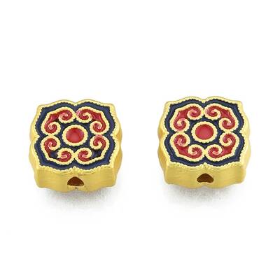 Alloy Enamel Beads